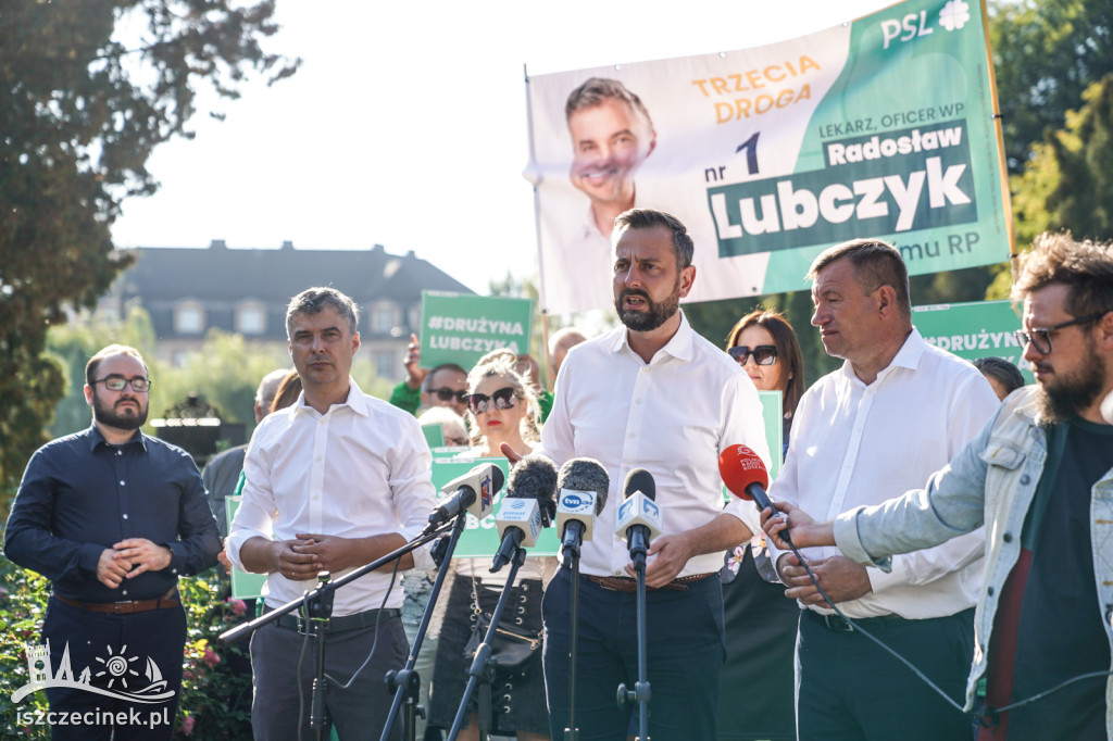 Prezes PSL Władysław Kosiniak-Kamysz w Szczecinku.