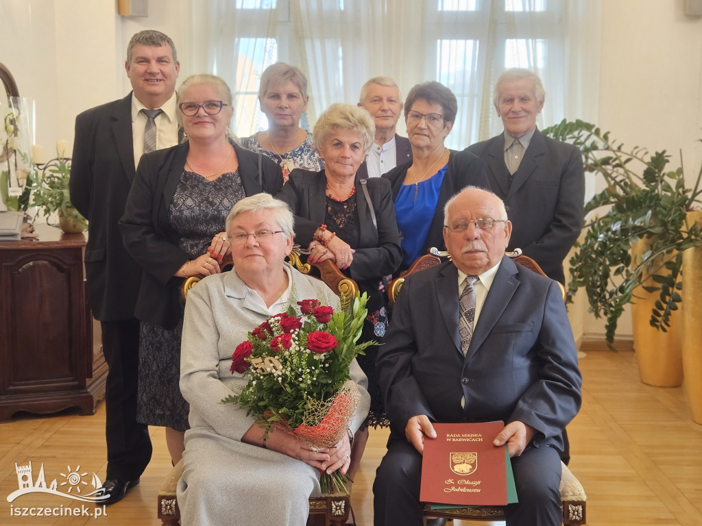 Złote Gody Stanisławy i Jerzego Żbikowskich z Barwic.