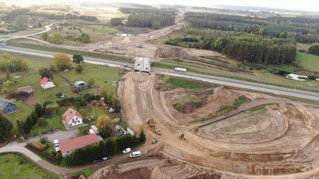 Budowa obwodnicy Szczecinka DK20. Zdjęcia z terenu – postęp prac