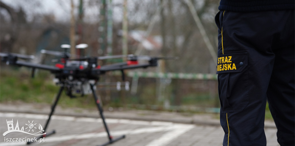 Dron nad miastem przygląda się „palaczom”. Rozpoczynają się coroczne kontrole