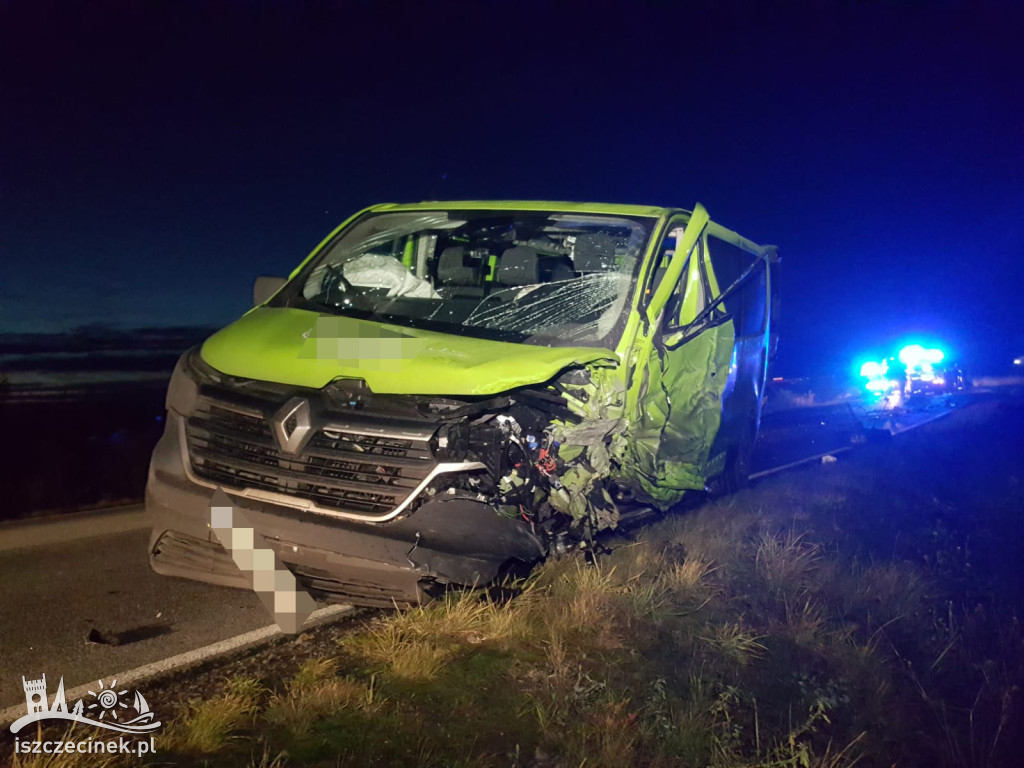 Poważny wypadek na wyjeździe ze Szczecinka. Są ranni [ZDJĘCIA]