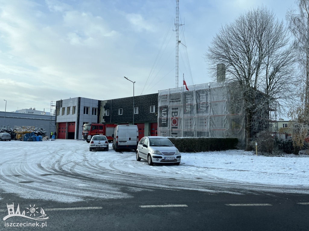 Trwa remont komendy PSP w Szczecinku