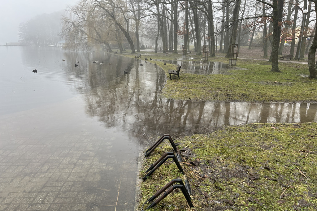 Podtopienia w szczecineckim parku