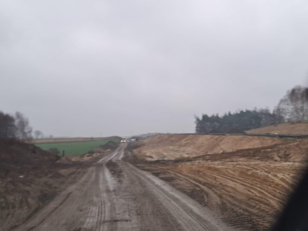 Trwają prace na budowie obwodnicy Szczecinka w ciągu drogi krajowej nr 20.