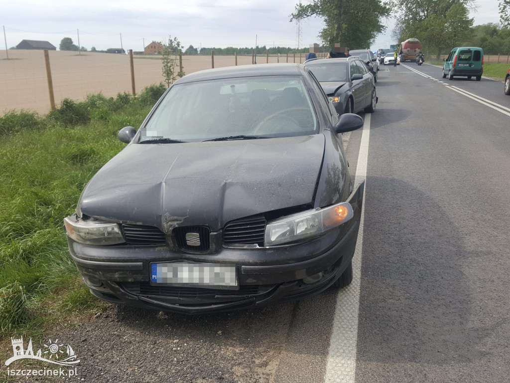 Karambol pod Szczecinkiem. Zamieć piaskowa ograniczyła widoczność do zera