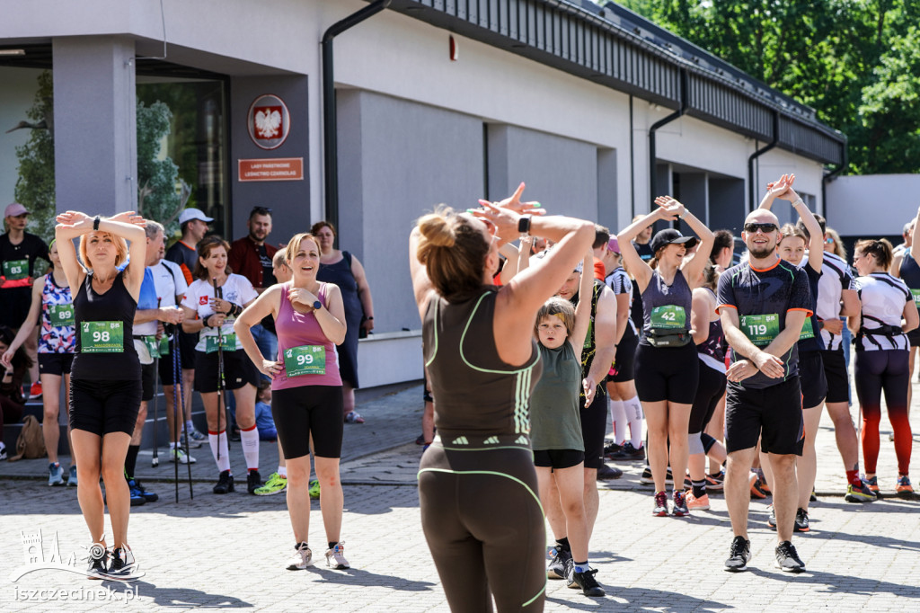 Po leśnych duktach Nadleśnictwa Czarnobór. Za nami VII Cross Bociana