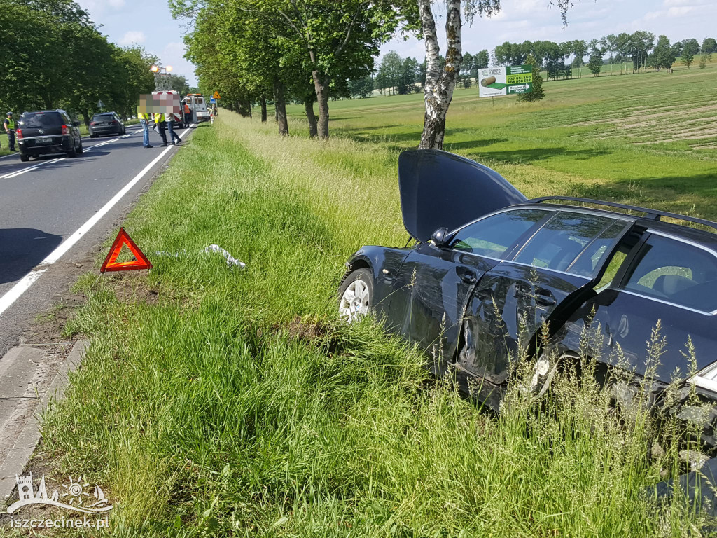 Wypadek na DK11 pod Szczecinkiem