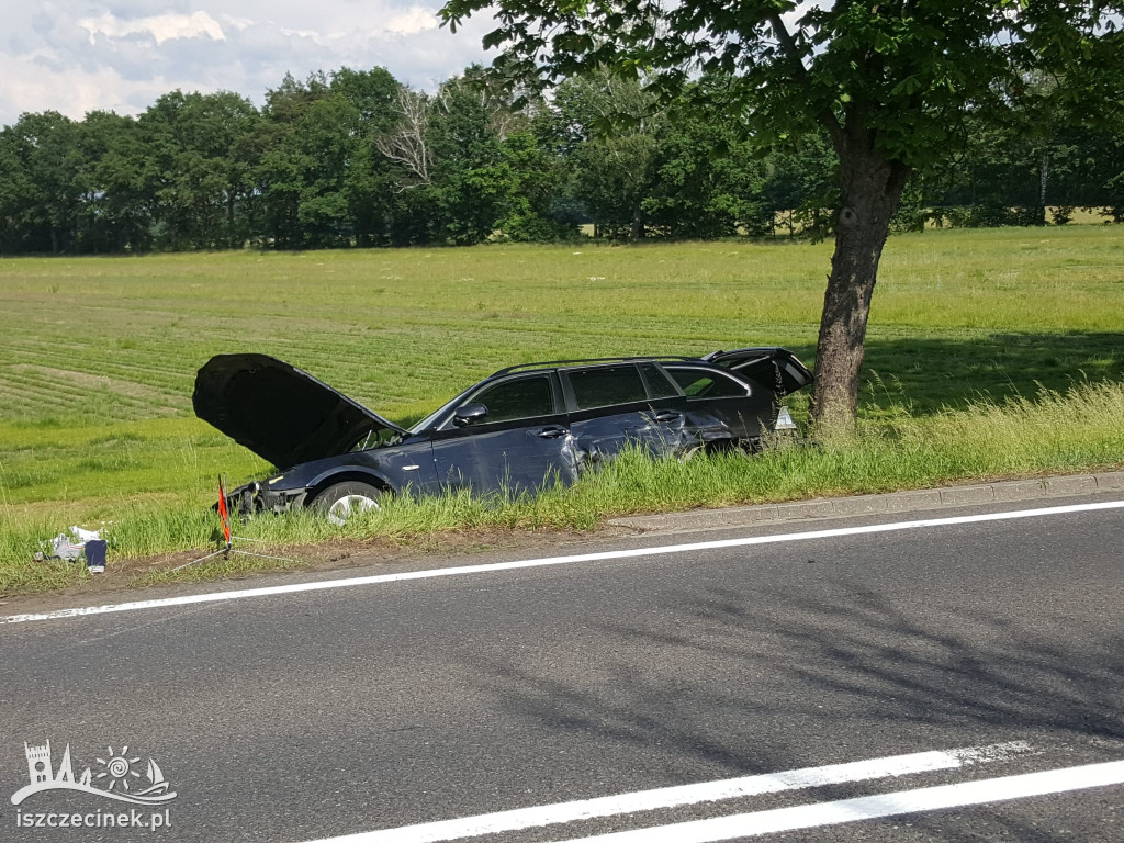 Wypadek na DK11 pod Szczecinkiem