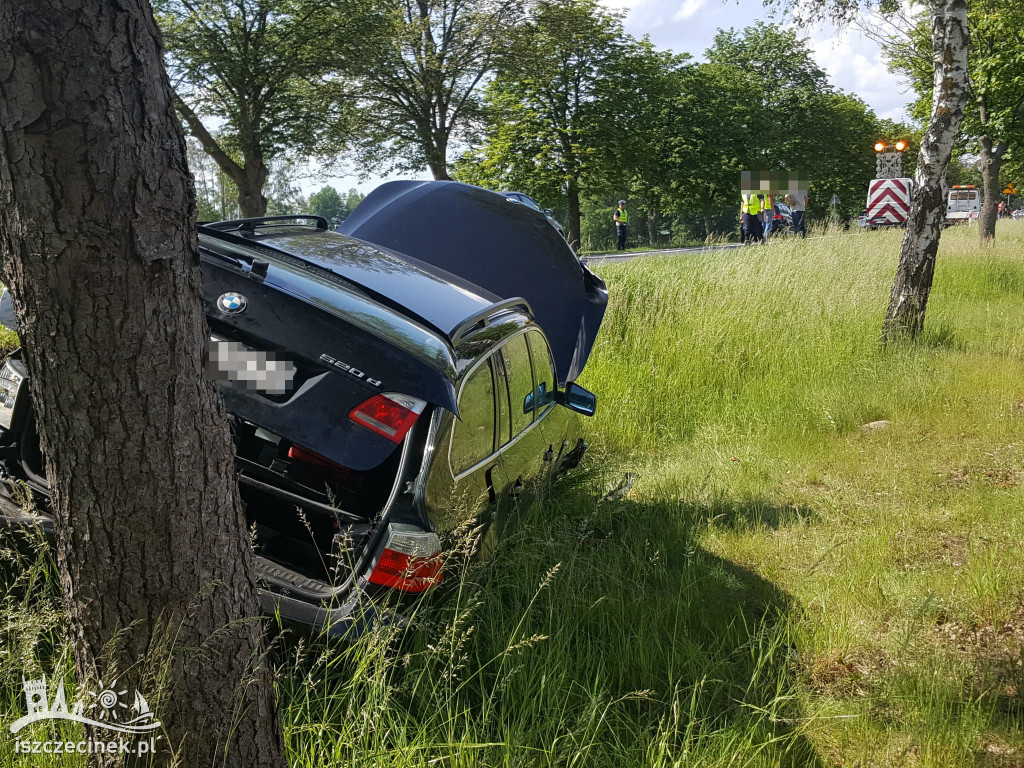 Wypadek na DK11 pod Szczecinkiem