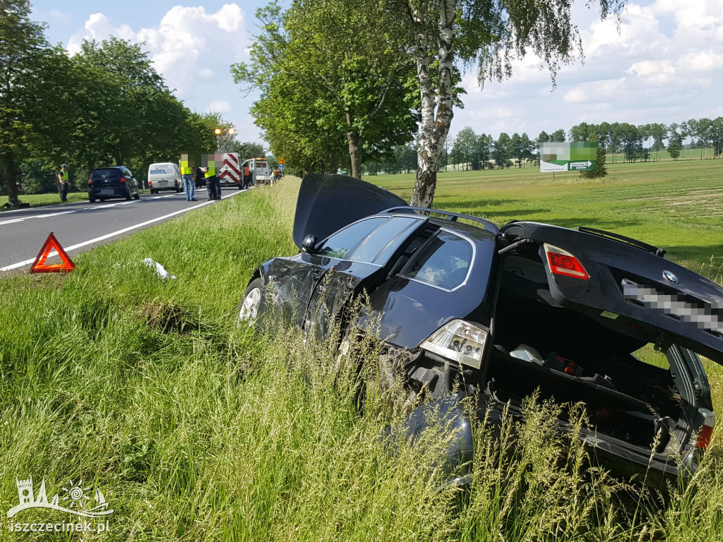 Wypadek na DK11 pod Szczecinkiem