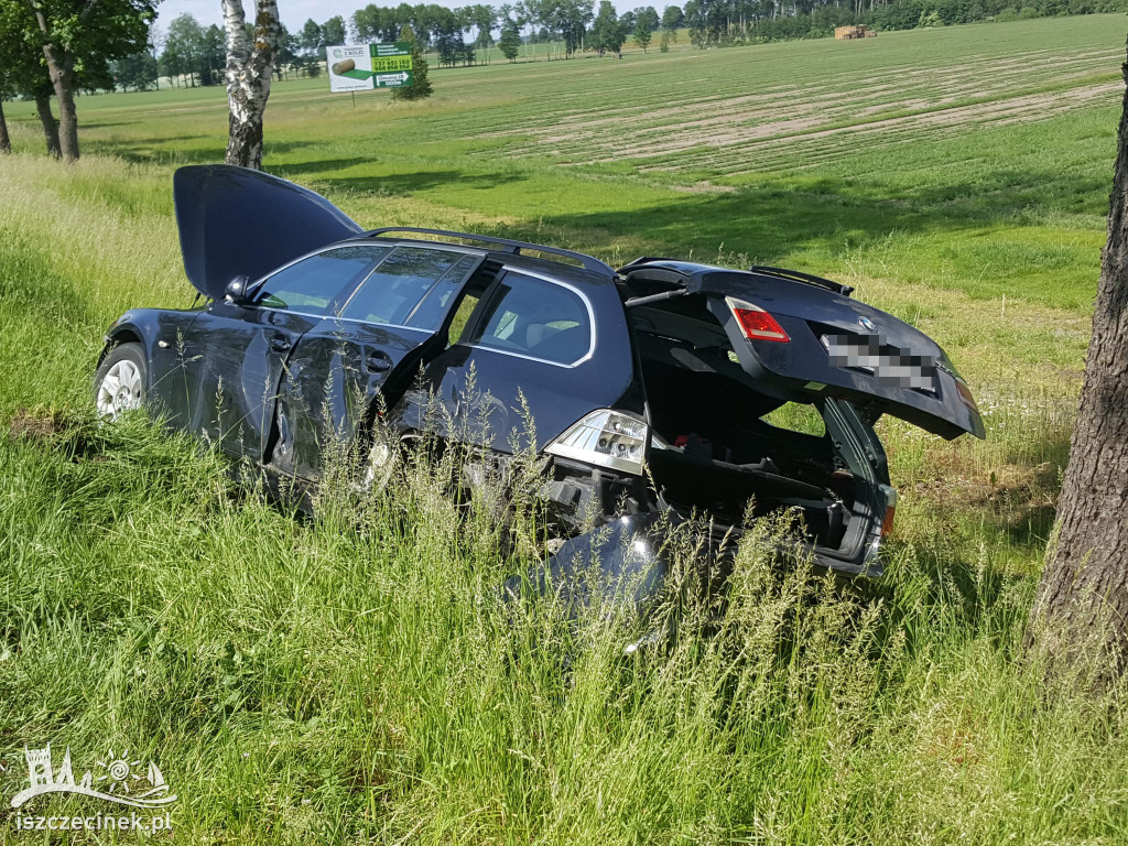 Wypadek na DK11 pod Szczecinkiem