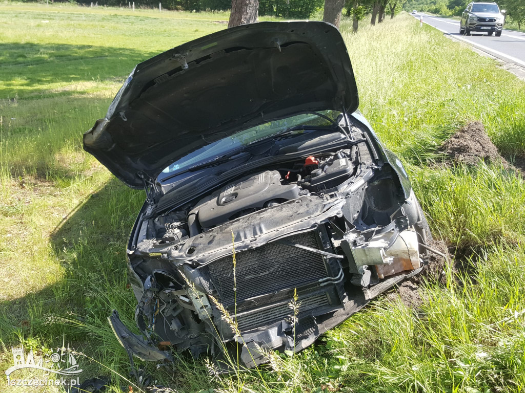 Wypadek na DK11 pod Szczecinkiem