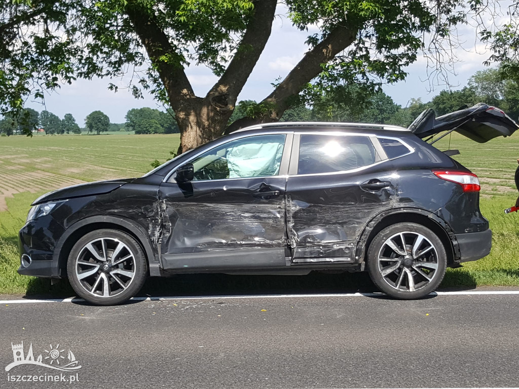 Wypadek na DK11 pod Szczecinkiem