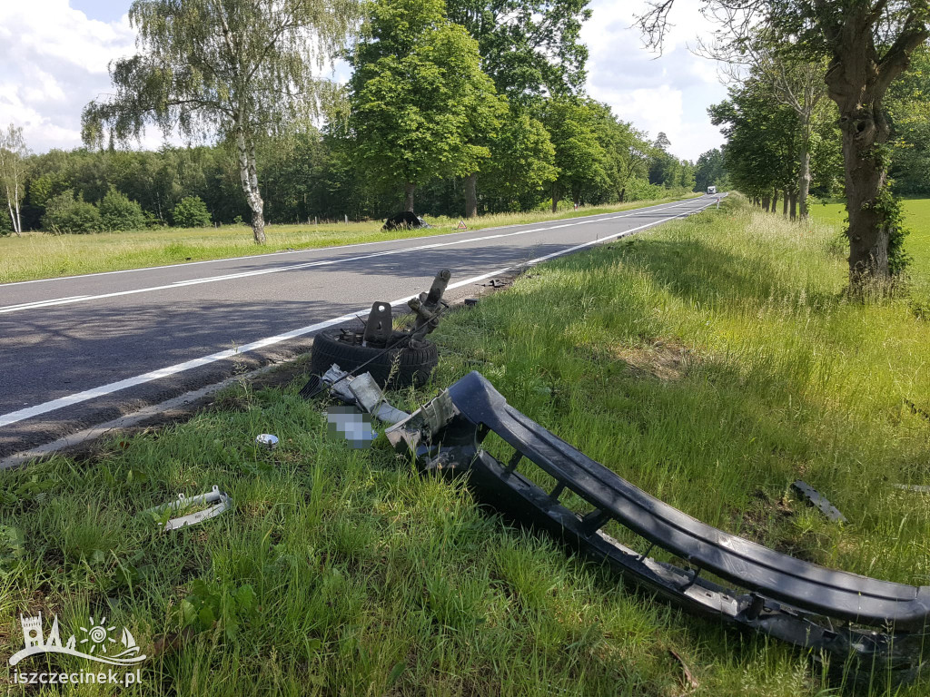 Wypadek na DK11 pod Szczecinkiem