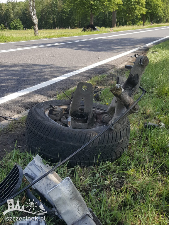 Wypadek na DK11 pod Szczecinkiem