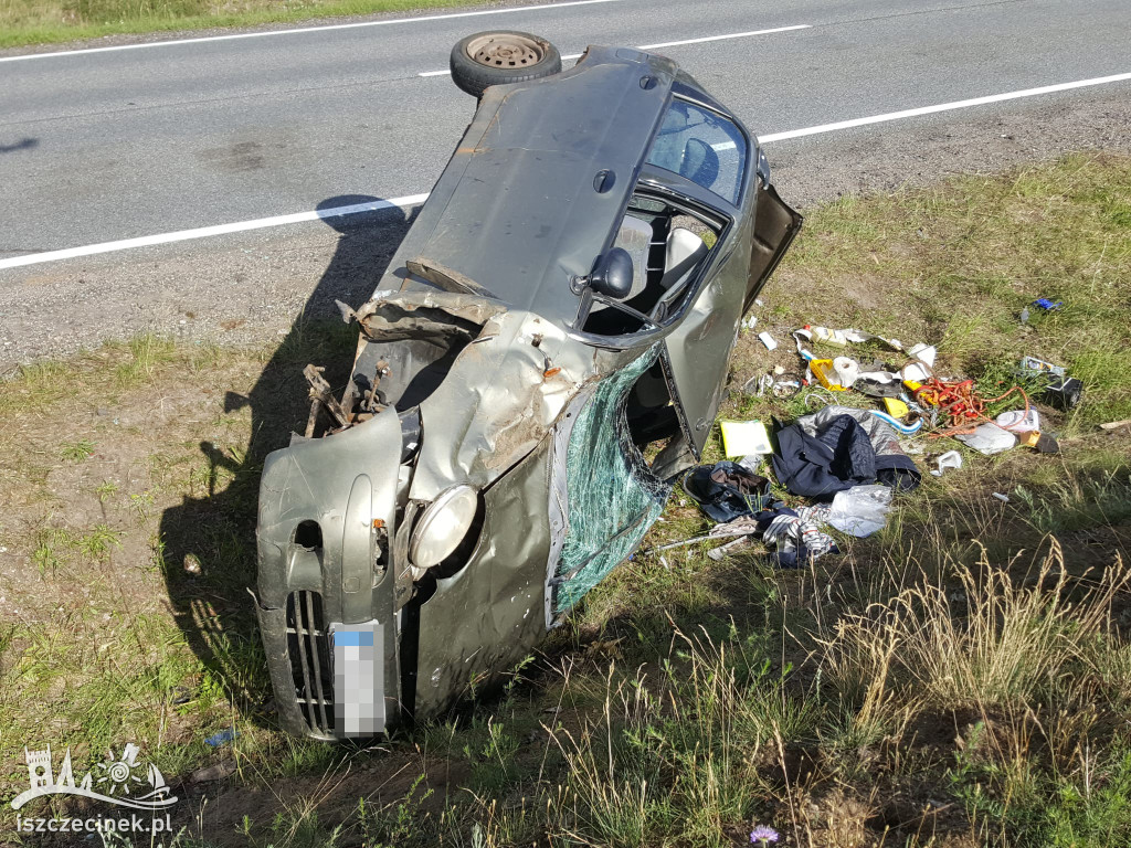 Starszy mężczyzna ranny w wypadku na DK20 w gminie Biał