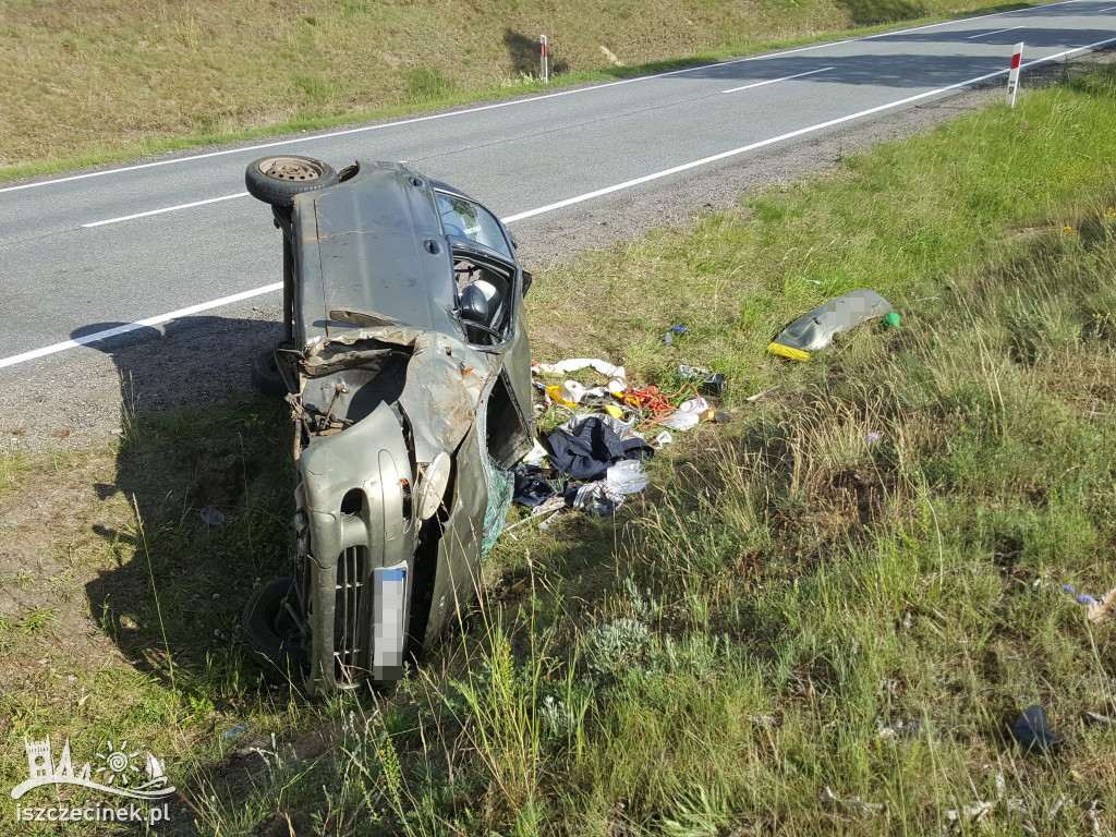 Starszy mężczyzna ranny w wypadku na DK20 w gminie Biał