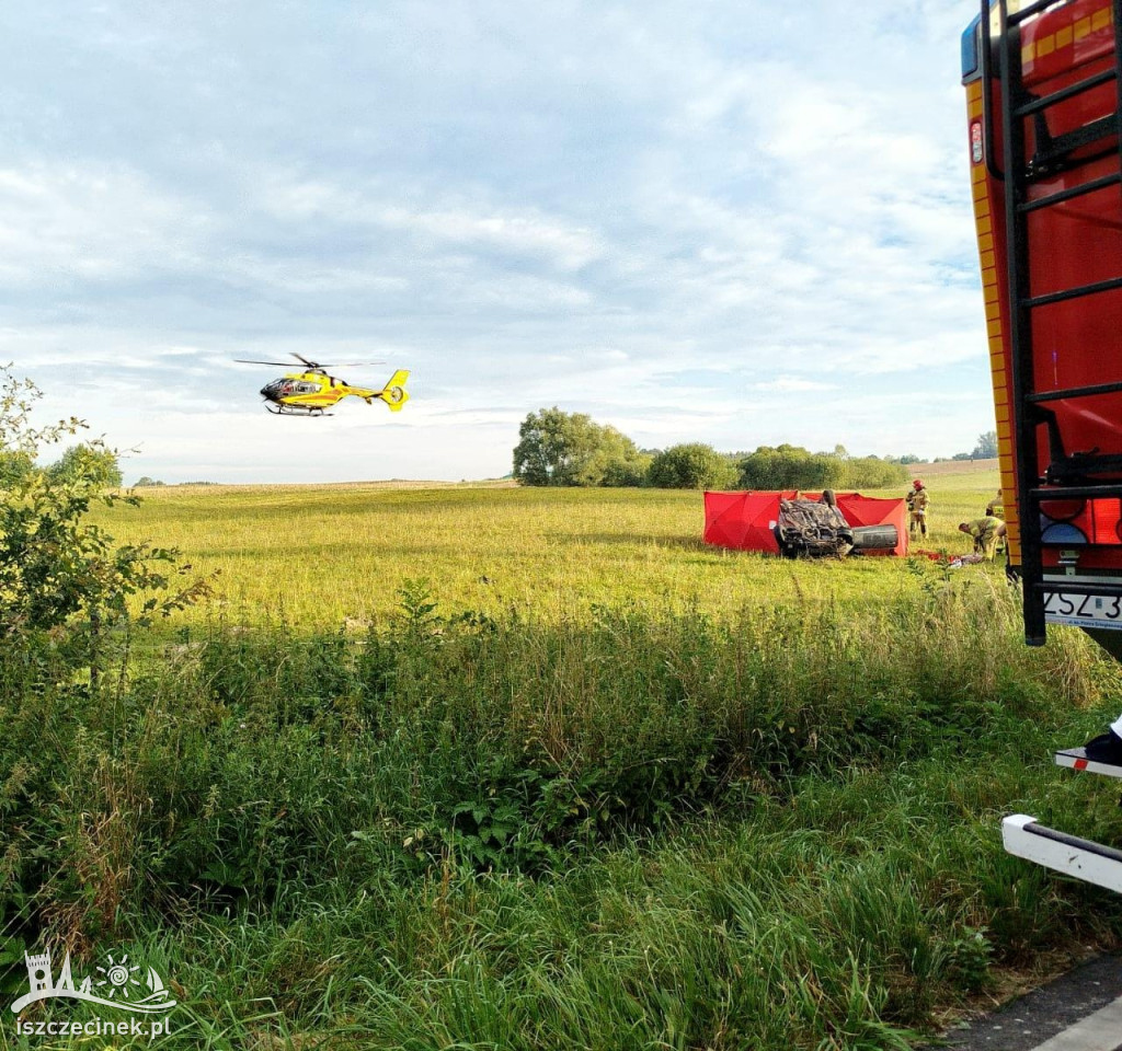 Wstrząsająca tragedia na drodze. Dwie osoby nie żyją, dwie w szpitalu