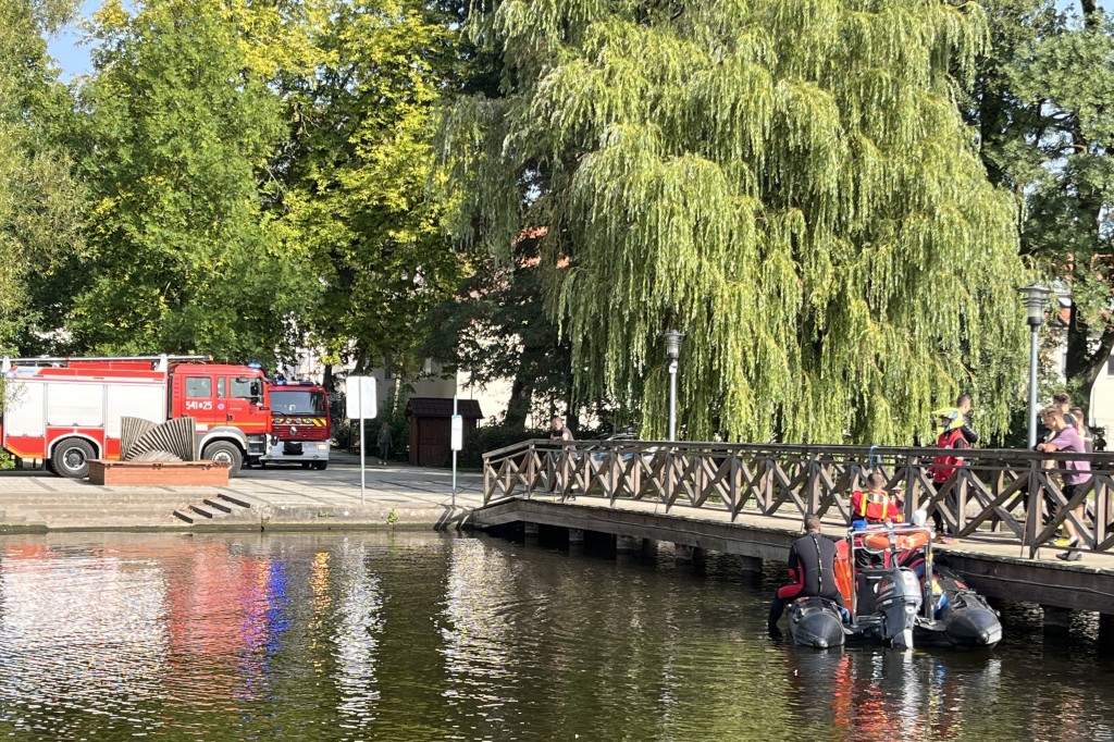 Poszukiwania na jeziorze Trzesiecko