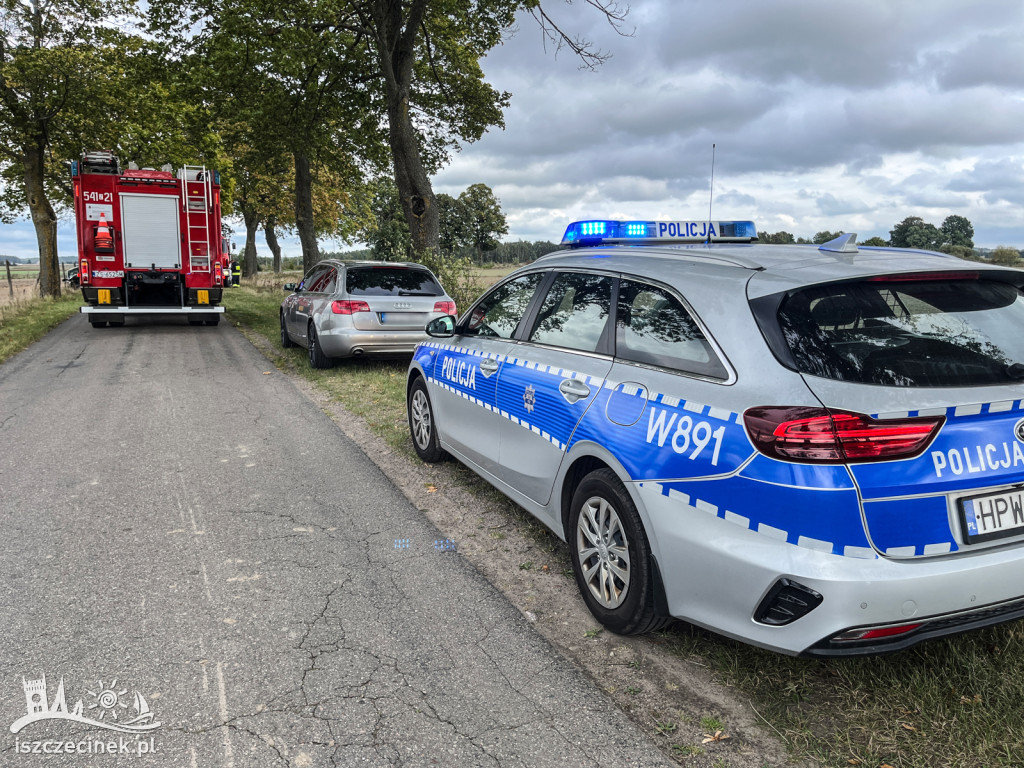 Opel uderzył w drzewo. Jedna osoba ranna