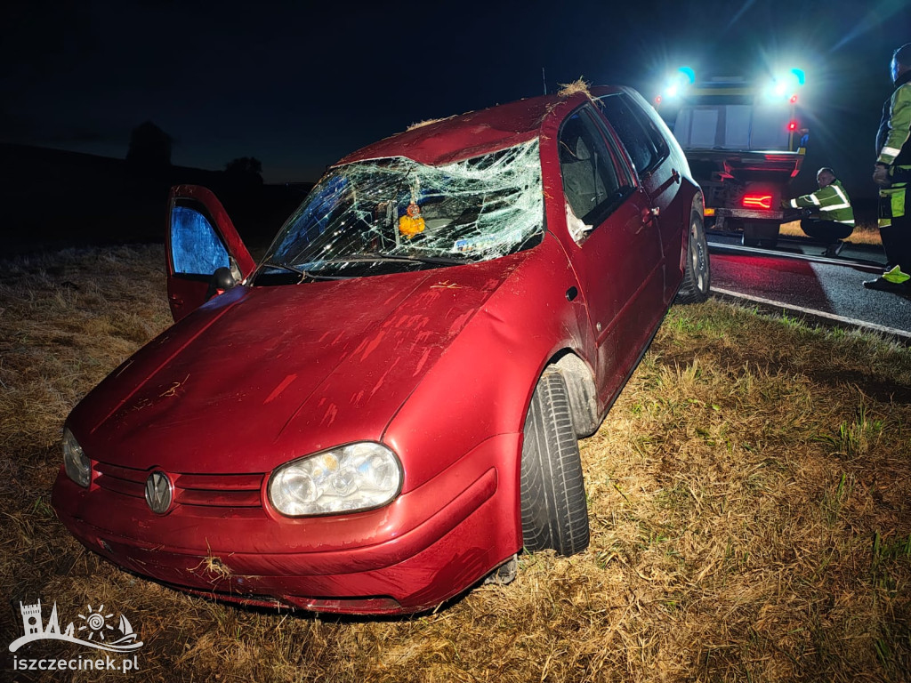 Gachował VW Golf. Jechały nim trzy młode osoby