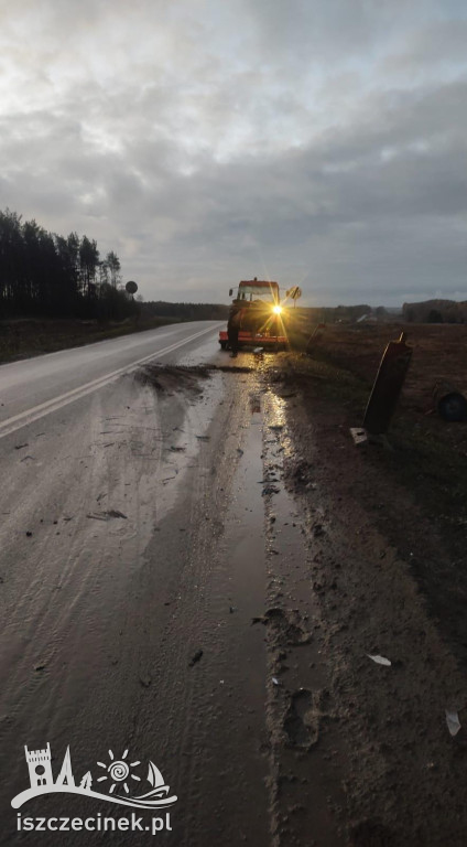 SZCZECINEK. Kolizyjny poranek na drogach