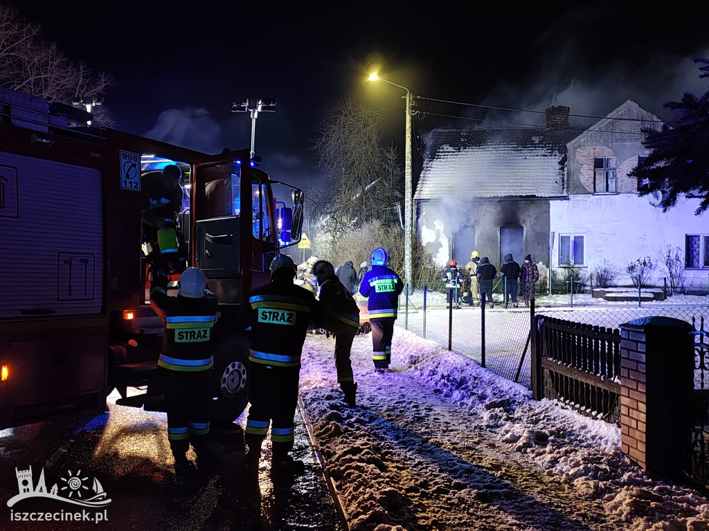 Dwa nocne pożary w Jeleninie