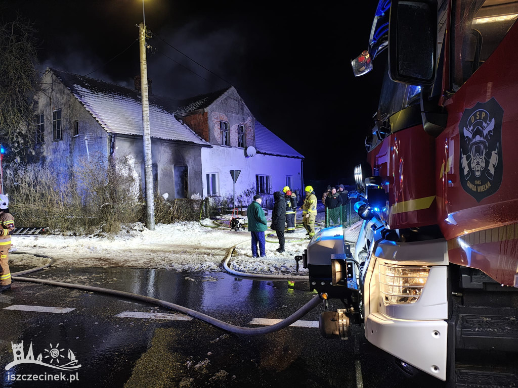 Dwa nocne pożary w Jeleninie