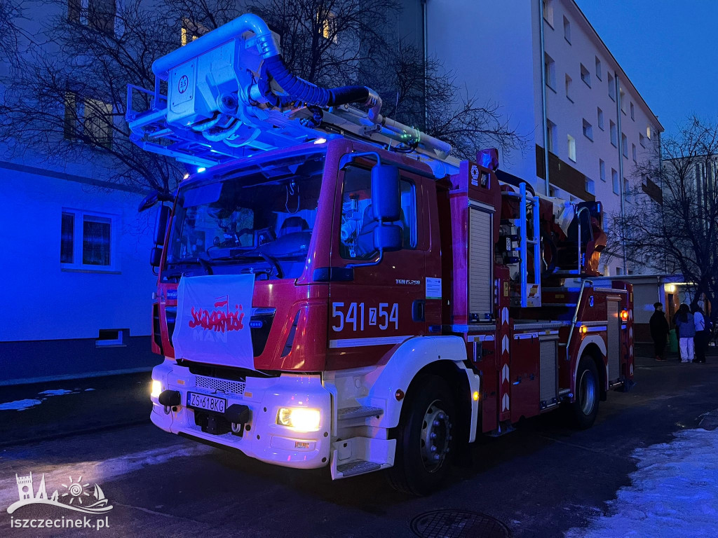 Pożar mieszkania przy ulicy Lwowskiej