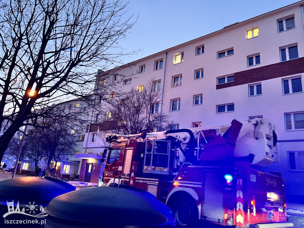 Pożar mieszkania przy ulicy Lwowskiej