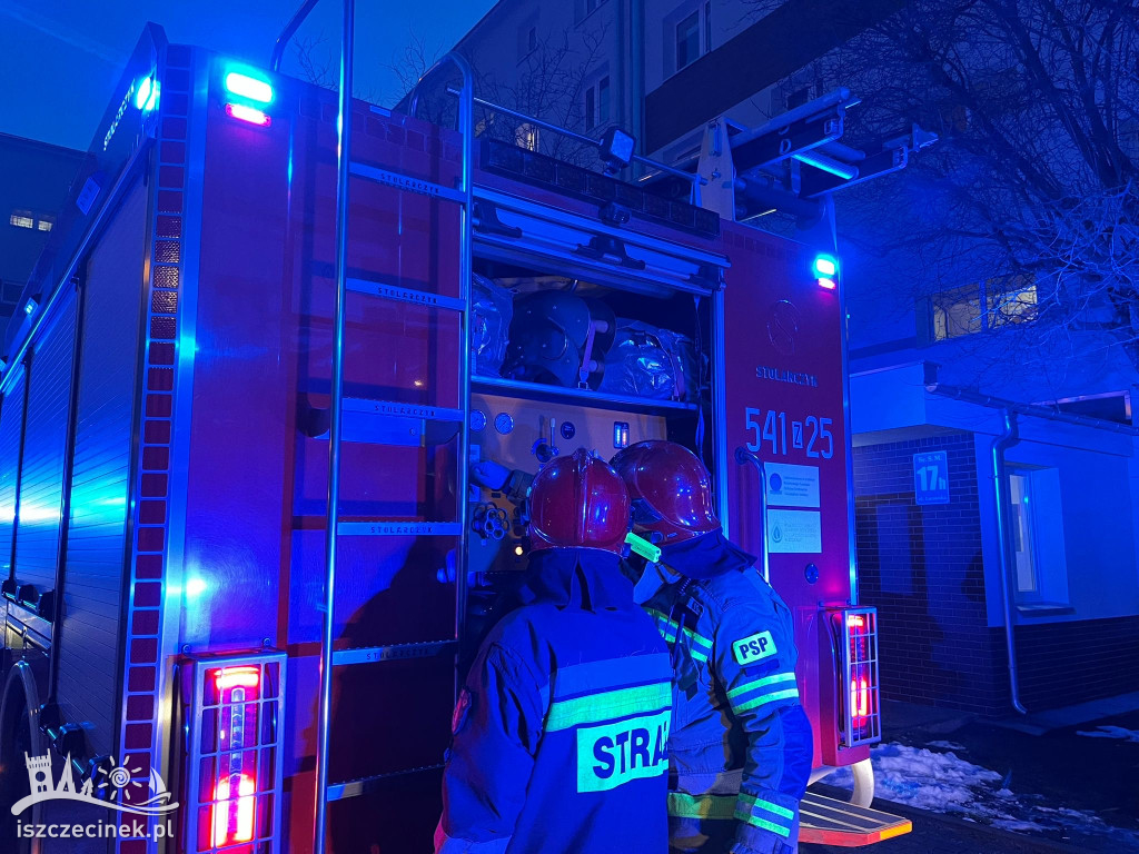 Pożar mieszkania przy ulicy Lwowskiej