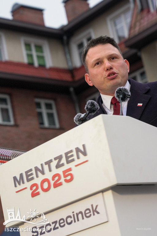 Sławomir Mentzen w Szczecinku – spotkanie na Placu Wolności przyciągnęło tłumy