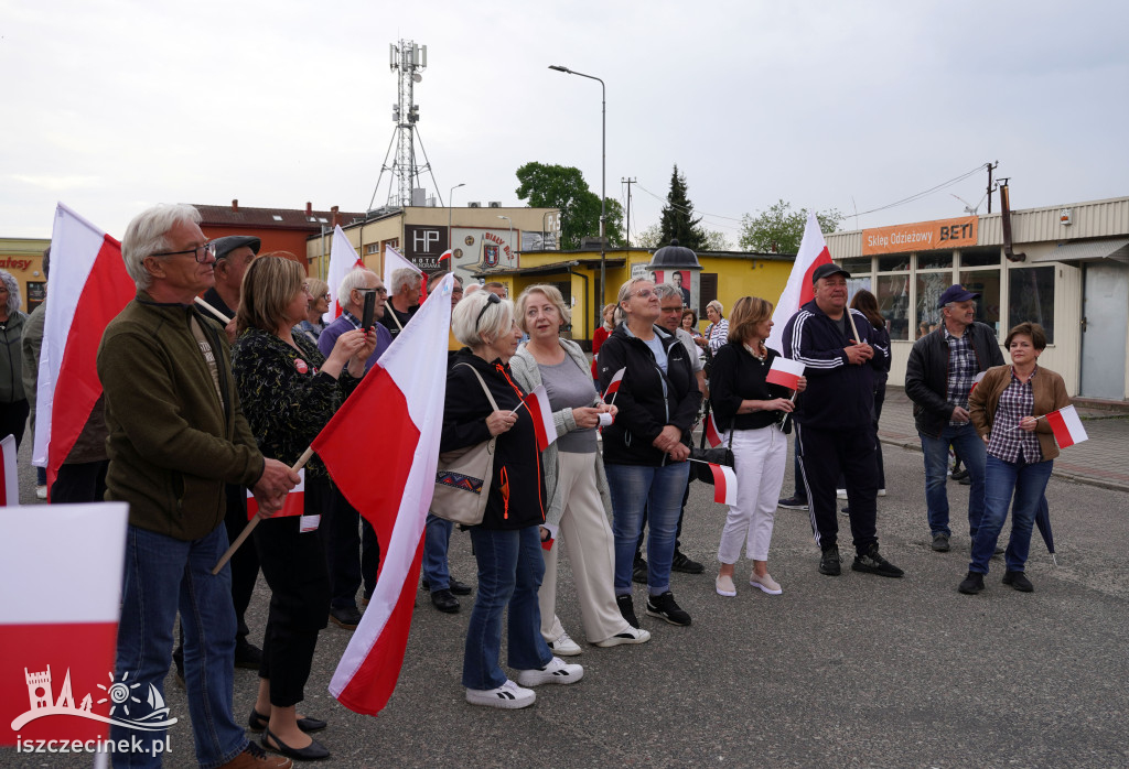 Wiec „Obywatele Naprzód” KO w Białym Borze z udziałem posłów