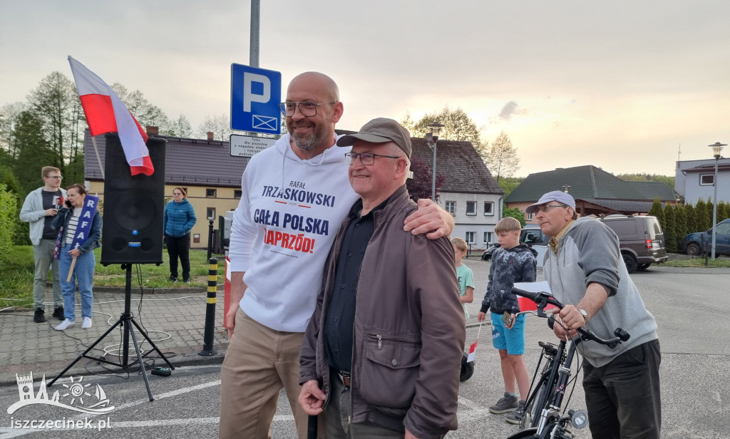 Wiec „Obywatele Naprzód” KO w Białym Borze z udziałem posłów