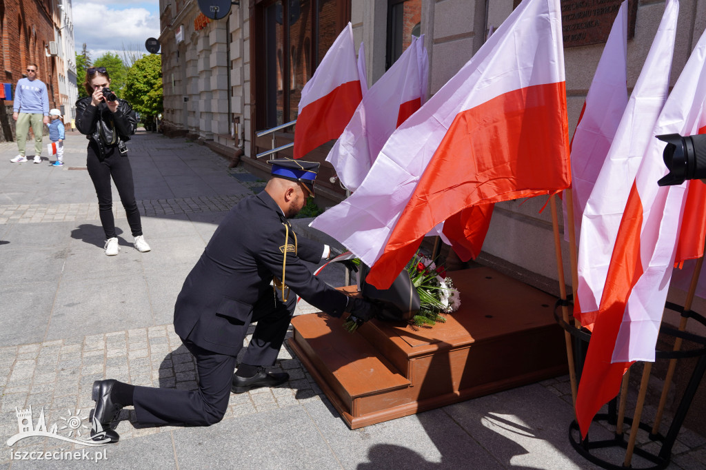 Szczecinek świętuje Konstytucję 3 Maja. Uroczystości na placu Wolności