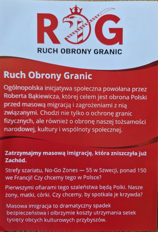 Ruch Obrony Granic w Szczecinku: protest przeciw migracji