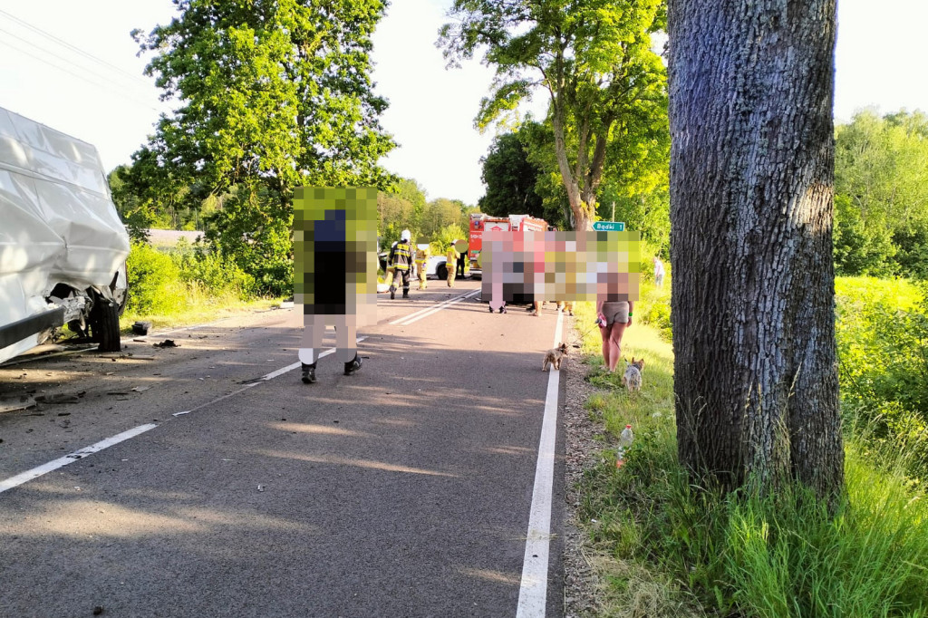 Wypadek pod Barwicami. Jedna osoba nie żyje