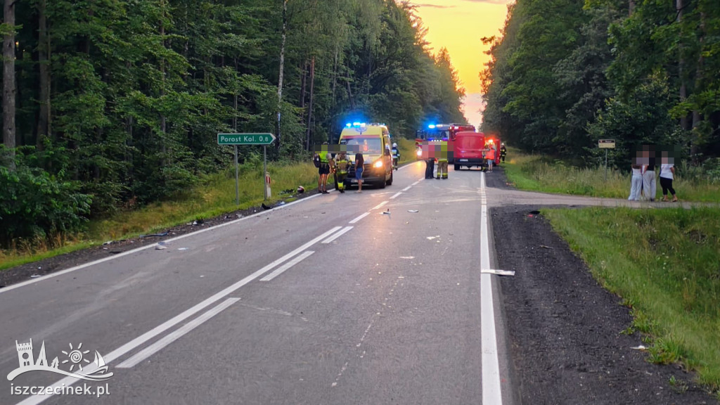 Tragiczny wypadek na DK25. Zginął motorowerzysta