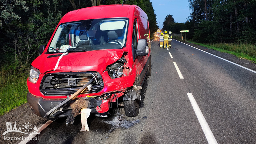 Tragiczny wypadek na DK25. Zginął motorowerzysta