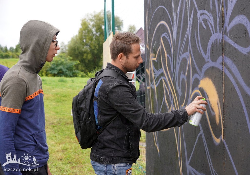 Graffiti Jam w Szczecinku – skateplaza pełna barw