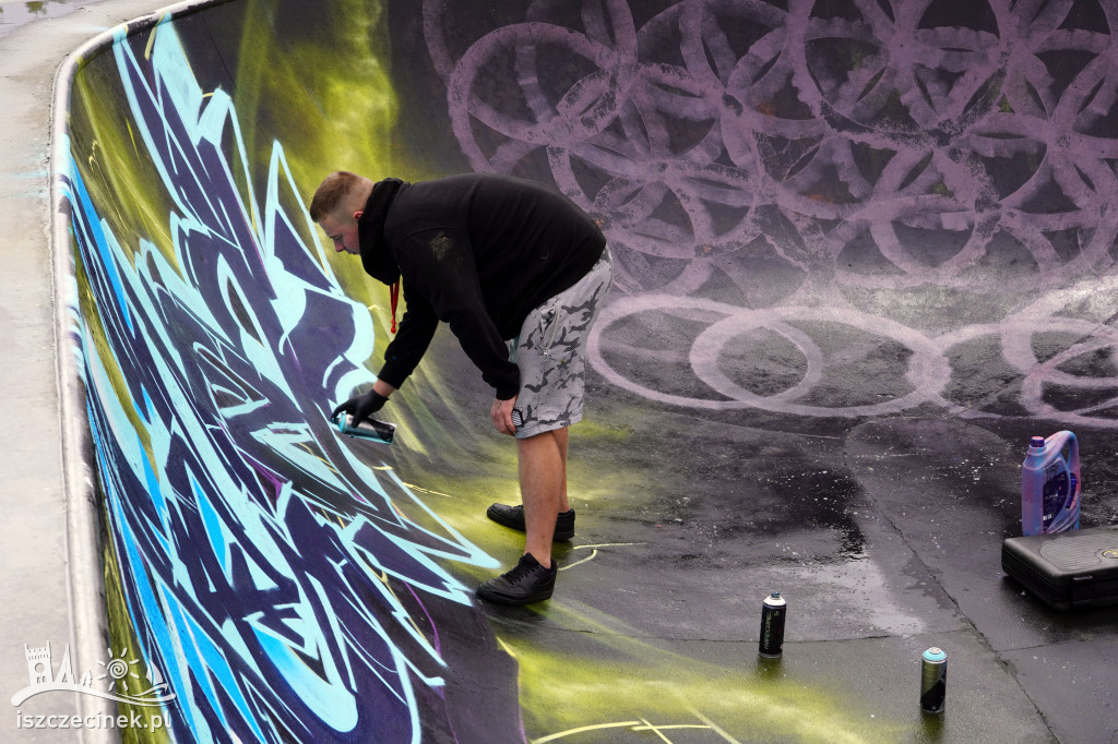 Graffiti Jam w Szczecinku – skateplaza pełna barw
