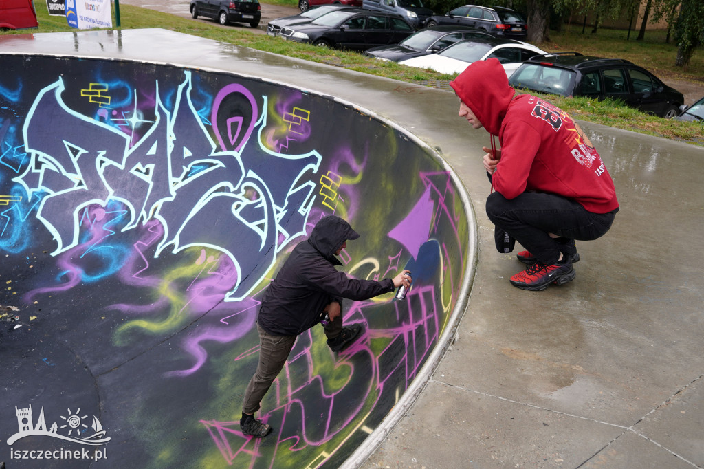 Graffiti Jam w Szczecinku – skateplaza pełna barw