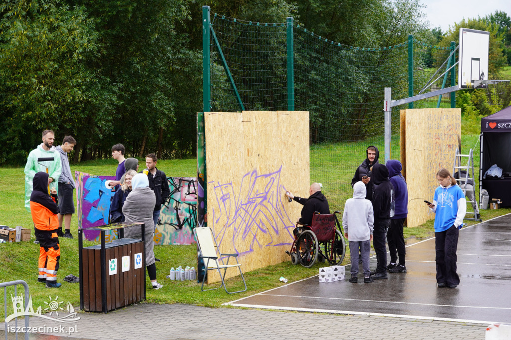 Graffiti Jam w Szczecinku – skateplaza pełna barw