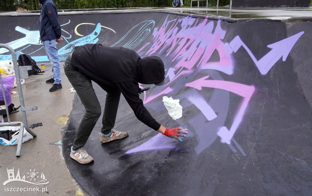 Graffiti Jam w Szczecinku – skateplaza pełna barw