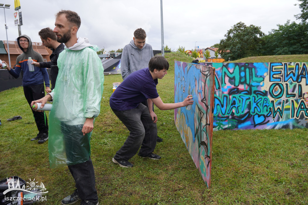 Graffiti Jam w Szczecinku – skateplaza pełna barw