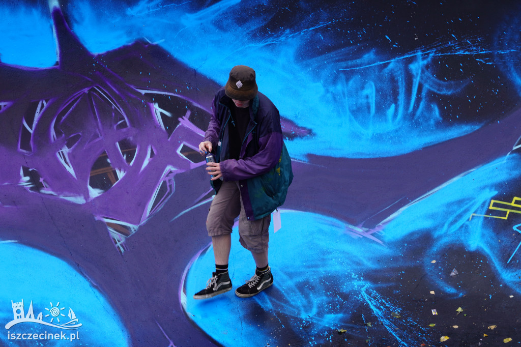 Graffiti Jam w Szczecinku – skateplaza pełna barw