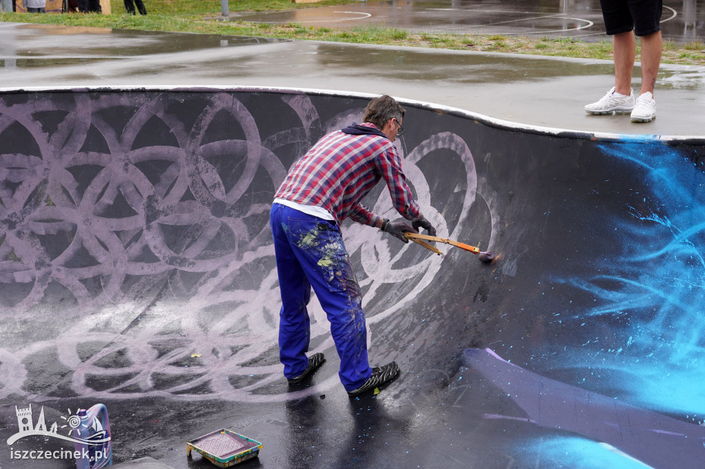 Graffiti Jam w Szczecinku – skateplaza pełna barw