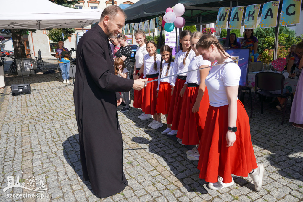 Zakończenie wakacji na Placu Wolności w Barwicach