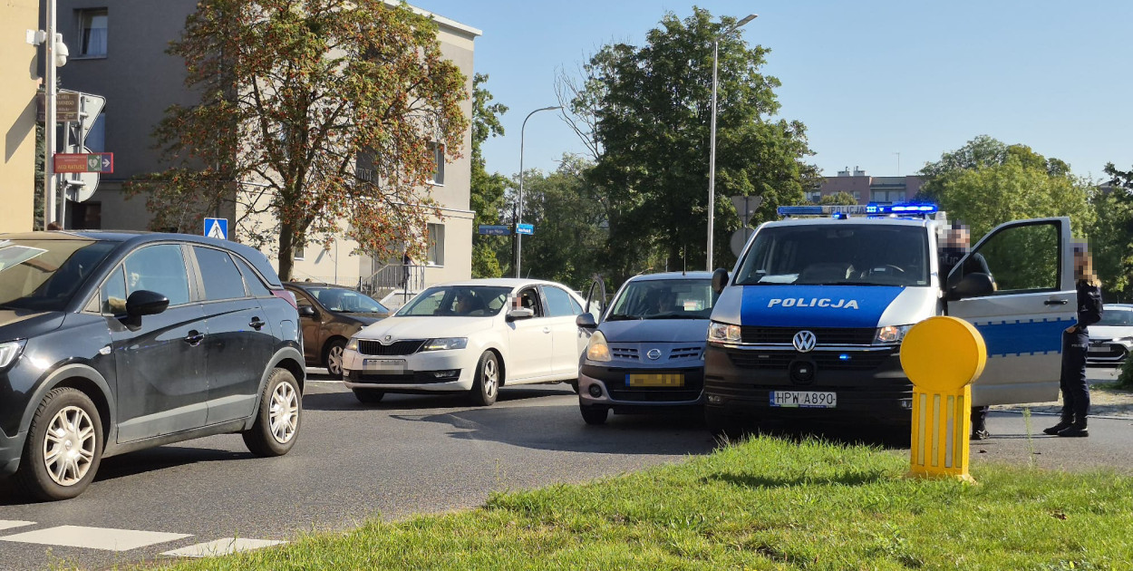 Kolizja radiowozu