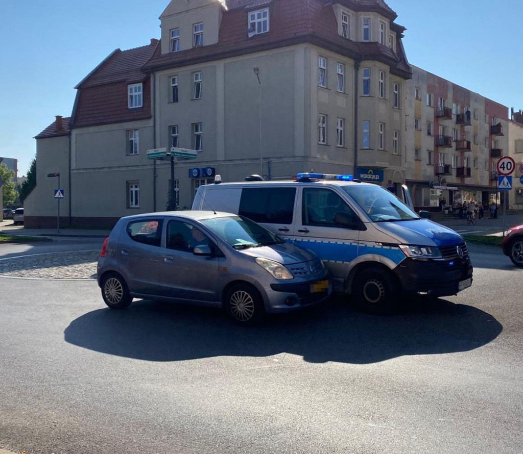 Kolizja radiowozu